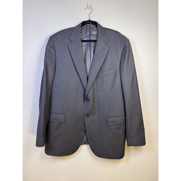 Corneliani Made In Italy Super Extra Fine Wool Blazer Gray Mens Size IT60 US48 - Picture 1 of 16